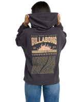 The Billabong Womens Keep It Up Hoodie in Black Sands