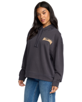 The Billabong Womens Keep It Up Hoodie in Black Sands