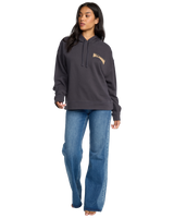 The Billabong Womens Keep It Up Hoodie in Black Sands