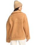 The Billabong Womens Resound Sherpa Jacket in Dusty Trails