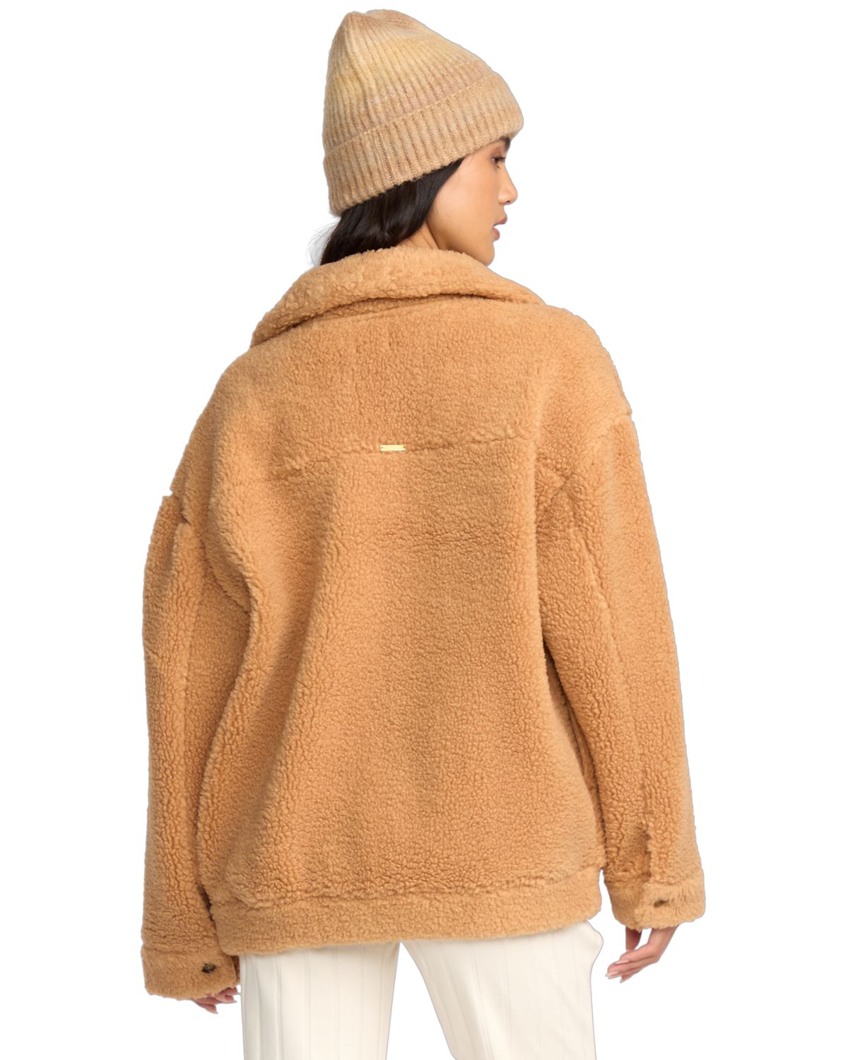 The Billabong Womens Resound Sherpa Jacket in Dusty Trails