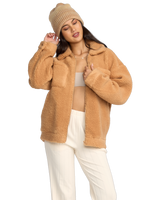 The Billabong Womens Resound Sherpa Jacket in Dusty Trails