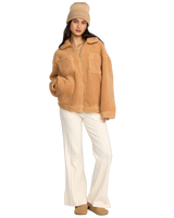 The Billabong Womens Resound Sherpa Jacket in Dusty Trails