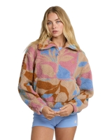 Barra 1/2 Zip Fleece Jacket in Oatmeal