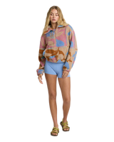 Barra 1/2 Zip Fleece Jacket in Oatmeal