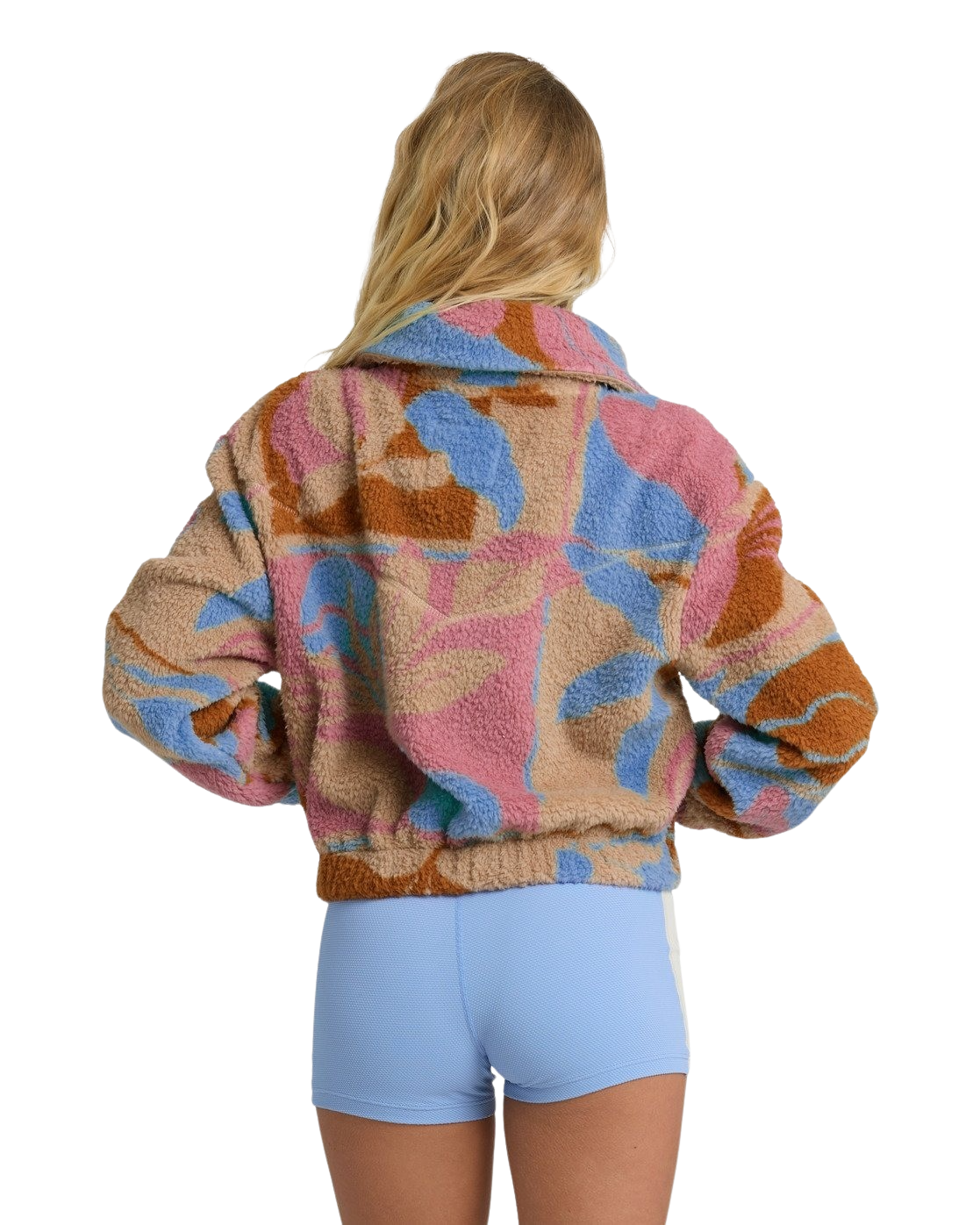 Barra 1/2 Zip Fleece Jacket in Oatmeal