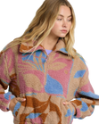 Barra 1/2 Zip Fleece Jacket in Oatmeal