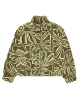 The Billabong First Light Fleece Jacket in Martini Olive | Available at Anns Cottage