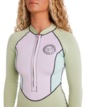 The Billabong Salty Dayz Natural Light Springsuit in Pistachio | Available at Anns Cottage