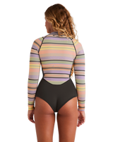 The Billabong Salty Dayz Natural 2/2mm Chest Zip Spring Wetsuit in Black Multi | Available at Anns Cottage