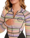 The Billabong Salty Dayz Natural 2/2mm Chest Zip Spring Wetsuit in Black Multi | Available at Anns Cottage