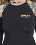 Spring Fever Natural 2/2mm Back Zip Spring Wetsuit in Black Tropical