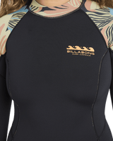 Spring Fever Natural 2/2mm Back Zip Spring Wetsuit in Black Tropical