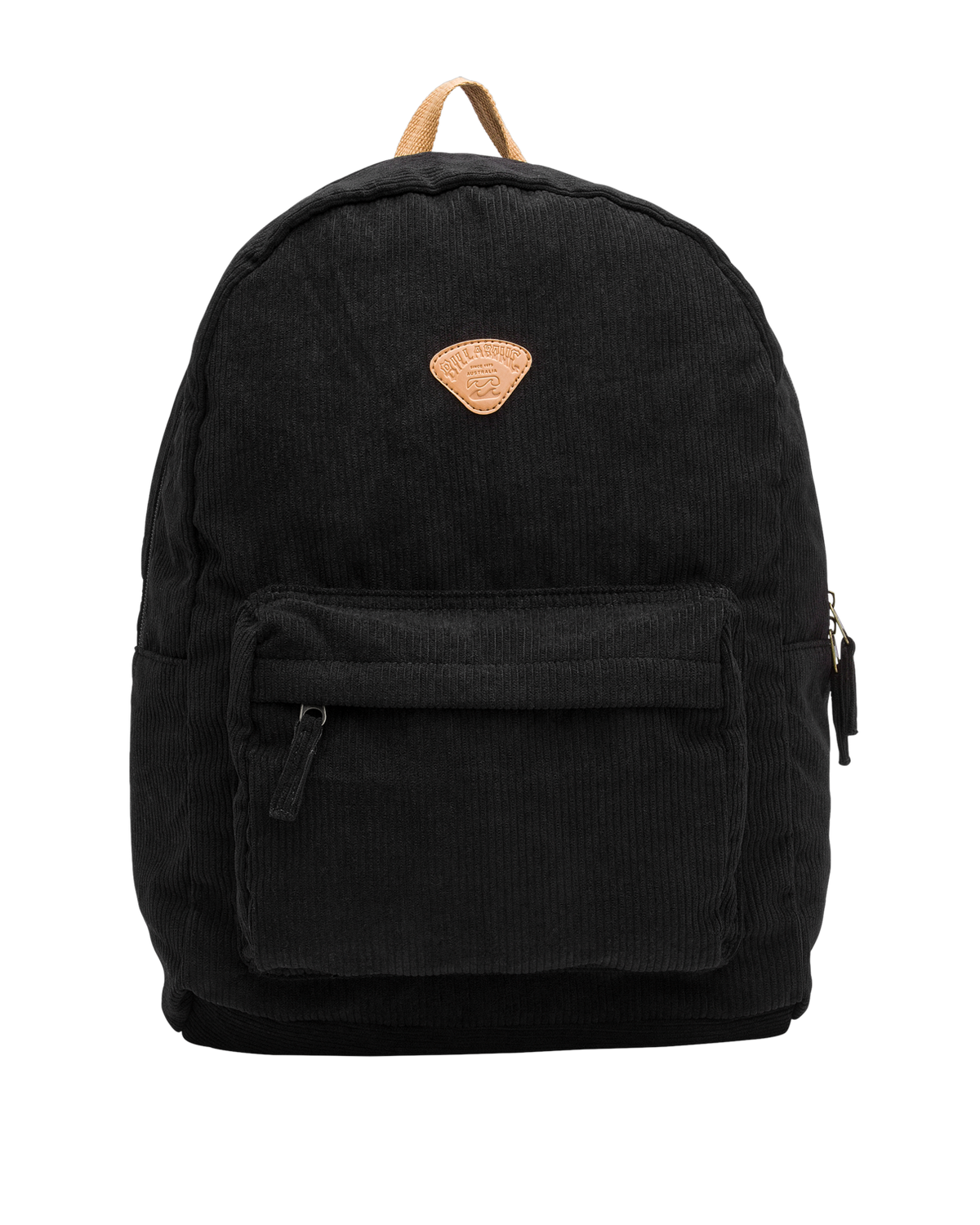 The Billabong Schools Out Cord Backpack in Black Pebble