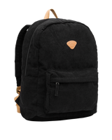 The Billabong Schools Out Cord Backpack in Black Pebble