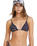 The Billabong Womens Shadow Tropic Tall Slide Tri Bikini Top in Multi