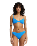 Rising Tide Demi Underwire Bikini Top in True Blue