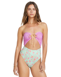 The Billabong Womens Folk Story Andrew One Piece Swimsuit in Multi