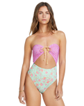 The Billabong Womens Folk Story Andrew One Piece Swimsuit in Multi