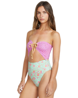 The Billabong Womens Folk Story Andrew One Piece Swimsuit in Multi