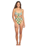 The Billabong Womens Mami Wata Penny One Piece Swimsuit in Multi