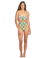 The Billabong Womens Mami Wata Penny One Piece Swimsuit in Multi