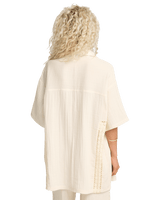 Feeling Fine Shirt in White Cap