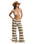 Hot Stripe Trousers in Teak