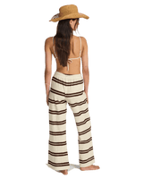 Hot Stripe Trousers in Teak