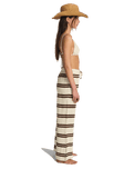 Hot Stripe Trousers in Teak
