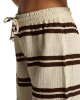 Hot Stripe Trousers in Teak