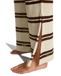 Hot Stripe Trousers in Teak