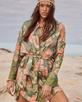 Floridian Shirt Dress in Sage