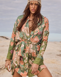 Floridian Shirt Dress in Sage