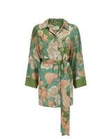 Floridian Shirt Dress in Sage