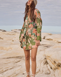 Floridian Shirt Dress in Sage