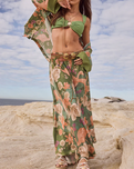 Floridian Maxi Skirt in Sage
