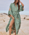 The Spell Womens Floridian Reversible Robe in Sage