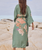 The Spell Womens Floridian Reversible Robe in Sage