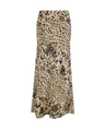 Snow Leopard Maxi Skirt in Animal