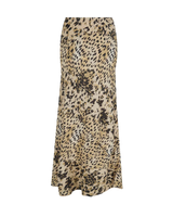 Snow Leopard Maxi Skirt in Animal