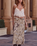 The Spell Womens Snow Leopard Maxi Skirt in Animal