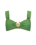 Playa Bandeau Bikini Top in Palm