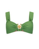 Playa Bandeau Bikini Top in Palm