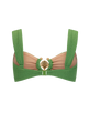 Playa Bandeau Bikini Top in Palm