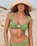 The Spell Womens Playa Bandeau Bikini Top in Palm