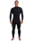 The Quiksilver Mens Marathon Sessions 5/4/3mm Chest Zip Wetsuit in Black