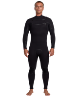 The Quiksilver Mens Marathon Sessions 5/4/3mm Chest Zip Wetsuit in Black