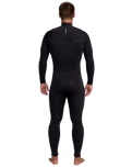 The Quiksilver Mens Marathon Sessions 5/4/3mm Chest Zip Wetsuit in Black
