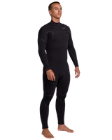 The Quiksilver Mens Marathon Sessions 5/4/3mm Chest Zip Wetsuit in Black